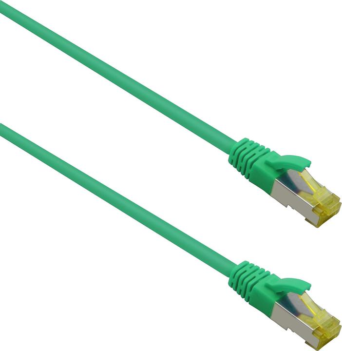 Produktbild Helos ultra flex Patchkabel S/FTP Cat 6a TPE grün 2,0m (S/FTP, CAT6a, 2 m)