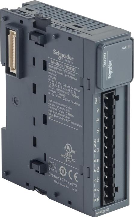 Actual product image Schneider Electric Module Tm3-2 Temp Input 1 Analog Out