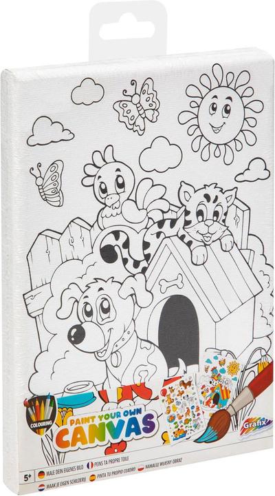 Actual product image Grafix Canvas to paint assorted