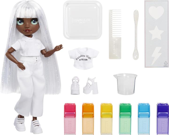 Actual product image MGA Rainbow High Water Color Dolls Green Eyes