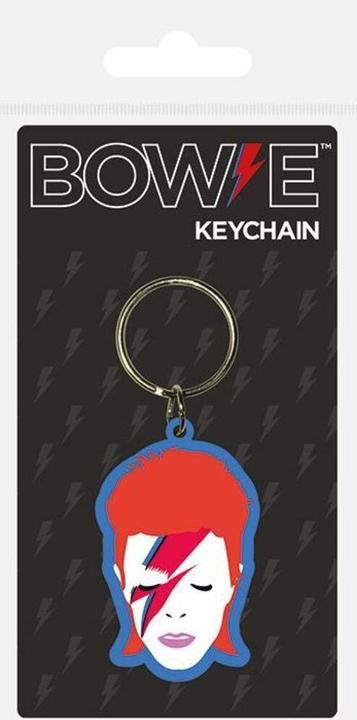Produktbild David Bowie Schlüsselanhänger aus Gummi