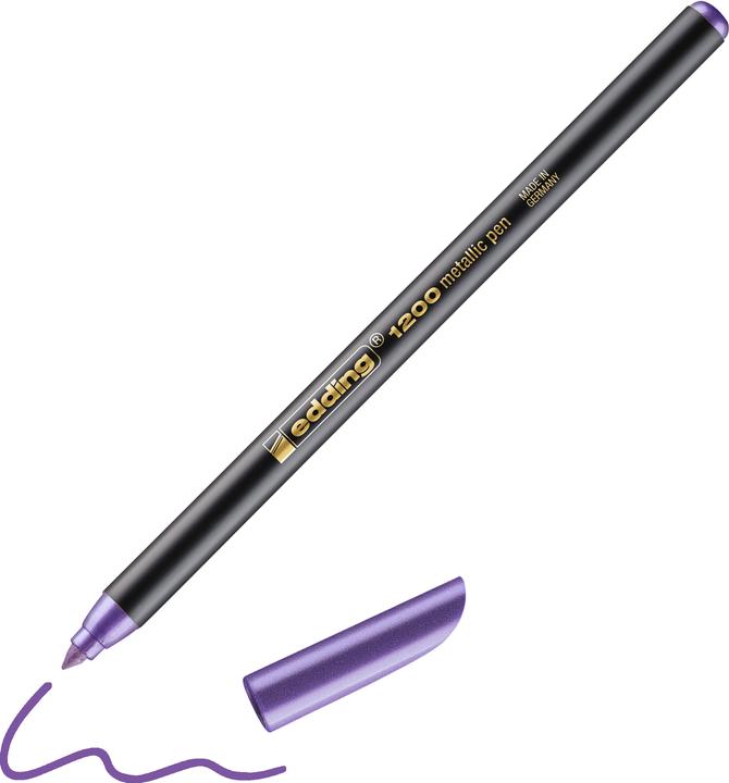 Produktbild Edding Fasermaler Metallic Colour Pen (Lila, 1 x)