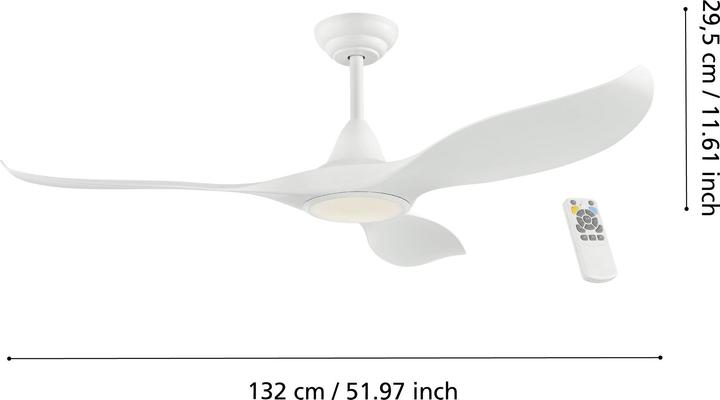 Image du produit EGLO Ventilateur de plafond à LED (46 dB)