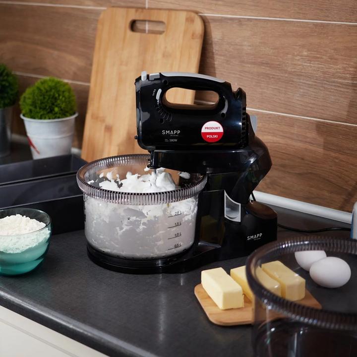 Immagine prodotto Smapp Miscelatore a mano Frullatore con ciotola 451.8 2 ciotole nero (580 W)