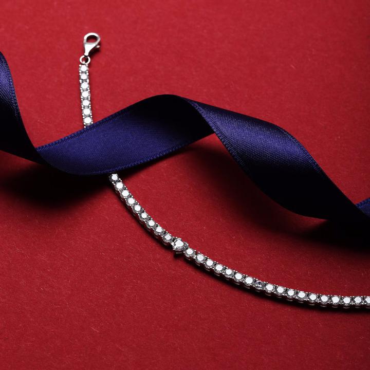 Actual product image Morellato Romantic Tesori Heart Silver Bracelet SAIW166 (19 cm, Silver 925)