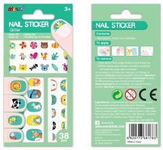 Actual product image Avenir AVE Nail stickers: Animals