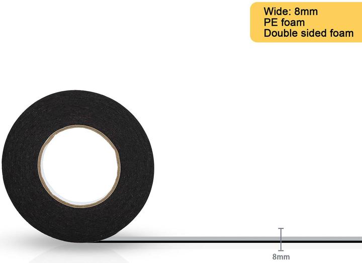 Produktbild Intirilife Doppelseitiges Schaumklebeband 8mmx30m (10.20 mm)
