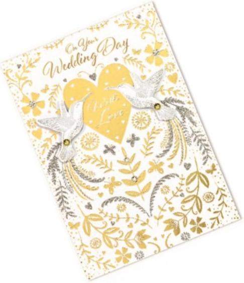 Immagine prodotto Simon Elvin Doves Matrimonio Biglietto d'Auguri Misura Confezione 6 (6 pz.)