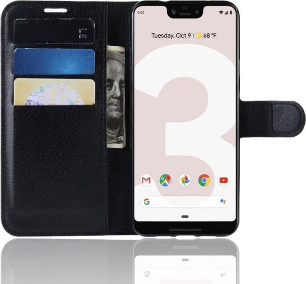 Actual product image MU Classic Litchi Leather Bookcover Series (Google Pixel 3a XL)