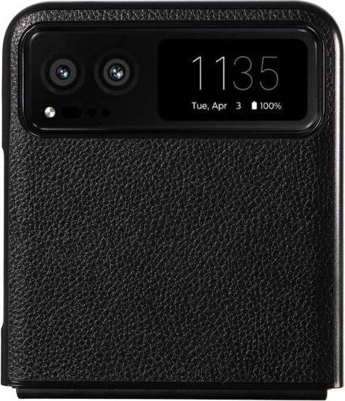 Produktbild MU Classic Litchi Leder Bookcover Series (Motorola Razr 40)