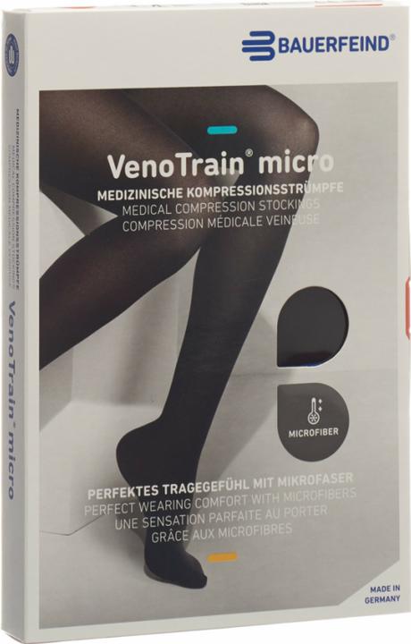 Actual product image Veno Train MICRO A-G KKL2 M normal/short geschlossene Fussspitze schwarz Haftband Spitze norma (M)
