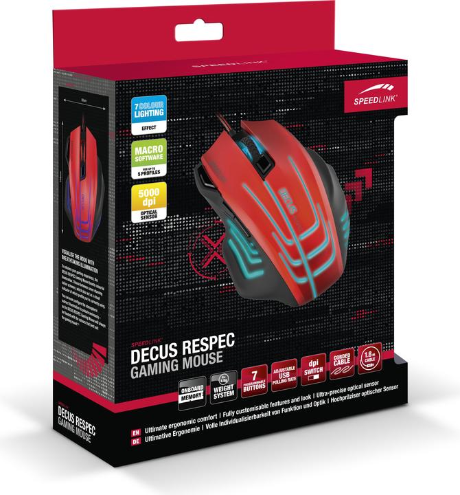 Immagine prodotto Speedlink Decus Respec (Cablato)