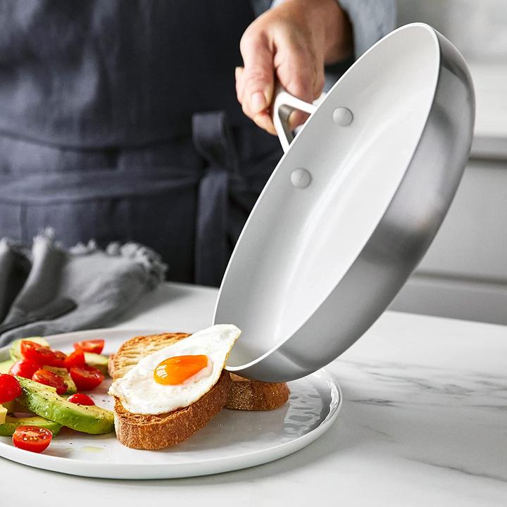 Produktbild Greenpan Bratpfanne, 28cm, Edelstahl (28 cm, Bratpfanne, Keramik)