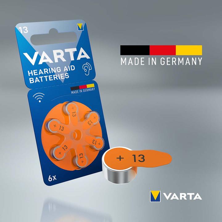Image du produit Varta Hearing Aid Battery 13 6 bli (6 pcs, 13, 310 mAh)
