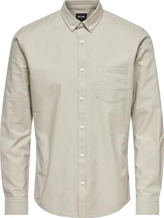 Produktbild Only & Sons Slim Fit Button-Down Kragen Hemd Oxford Hemd (L)