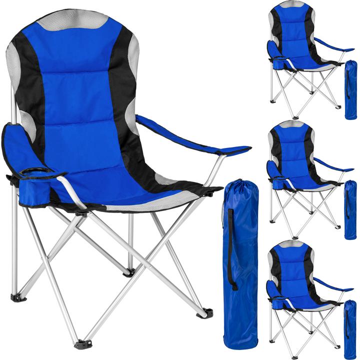 Produktbild tectake 4x Campingstuhl