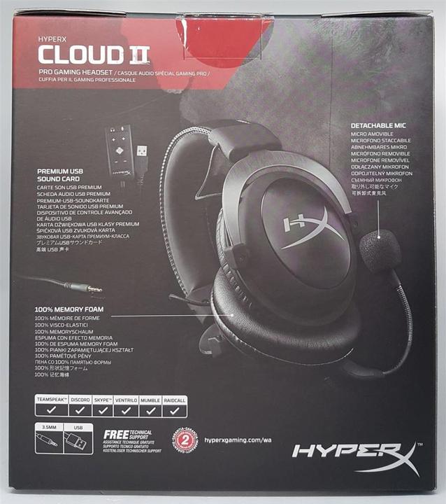 Actual product image HyperX Cloud II (Cable)