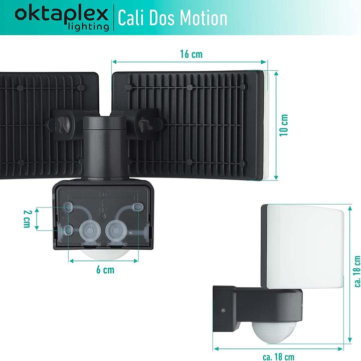 Image du produit Oktaplex lighting Cali Dos Motion (3200 lm, IP65)