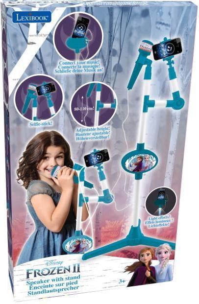 Actual product image Lexibook Frozen microphone with luminous stand, built-in speaker, sound effects
