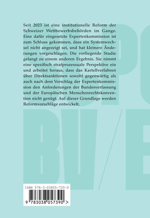 Produktbild Kartellverfahren als Strafverfahren (Deutsch, Andrés Payer, Marc Thommen, 2024)