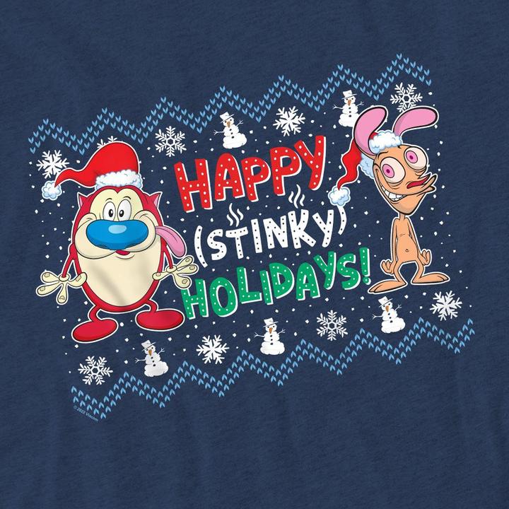Produktbild Ren & Stimpy Happy Stinky Holidays TShirt (XL)