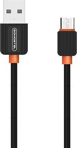 Actual product image Somostel USB cable USB-A - microUSB 1 m Black (28260) (1 m, USB 2.0)
