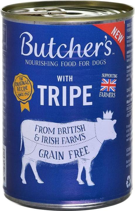 Butcher's Original Tripe Mix Rumen Pate - Cibo umido per cani - 400g (Senior, 1 pz., 400 g)