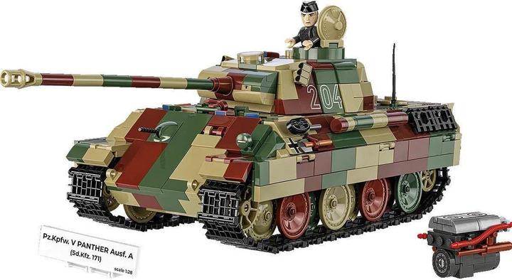 Produktbild Cobi COBI-2654 - 1150 PCS HC WWII 2654 PANZER V PANTHER AUSF.A