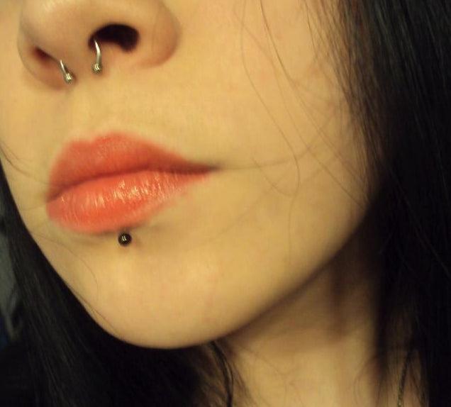 Produktbild Hermex Circular Barbell Piercing Edelstahl mit Zirkonia - Mokka (Edelstahl)