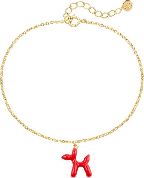 Immagine prodotto Glanzstücke München Bracciale da donna con palloncino - 36244 (17 cm, Argento)