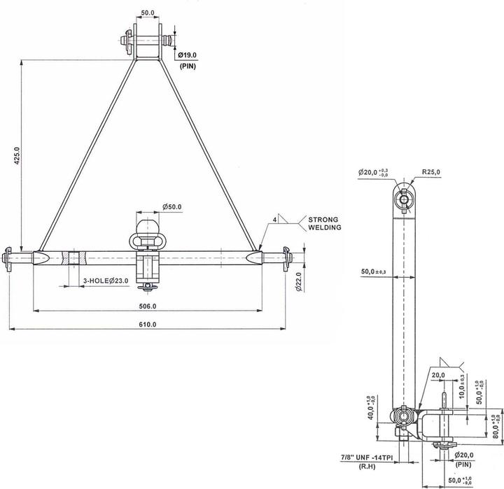 Immagine prodotto Dema Guida Ack 610 mm Cat 1