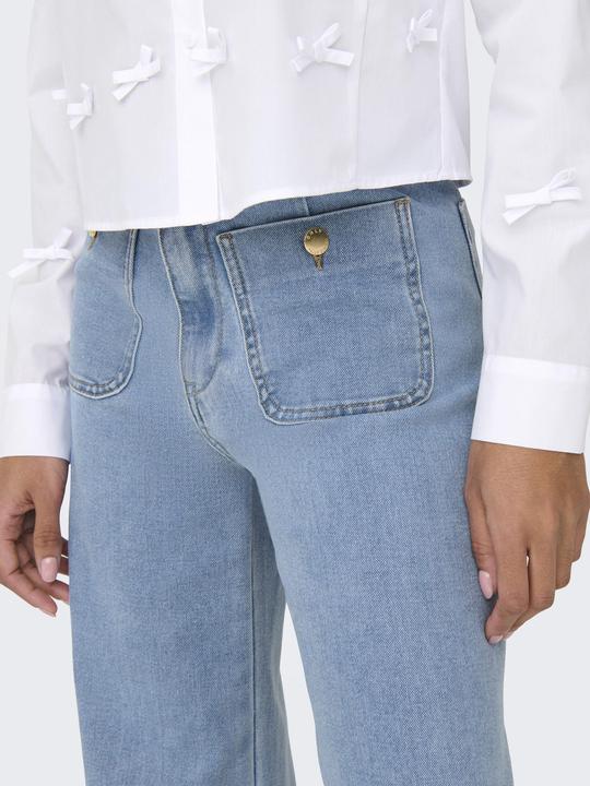 Image du produit Only ONLMADELINE Hohe Taille Weiter Beinschnitt Jeans Jeans mit weitem Bein (32)