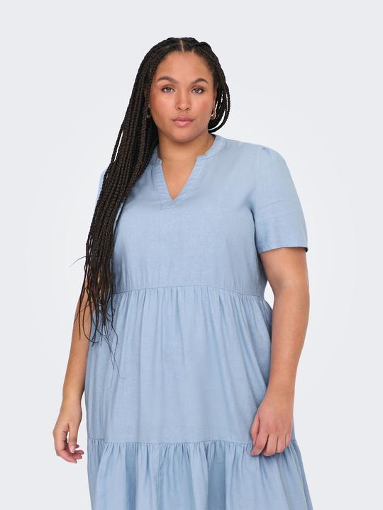 Actual product image Only Regular fit V-neck curve short dress dress (50)