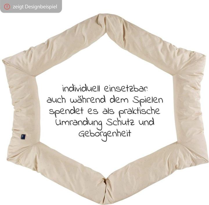 Actual product image Alvi Baby nest & cot bumper nest Carré Slumber Carré Jersey - Starry sky