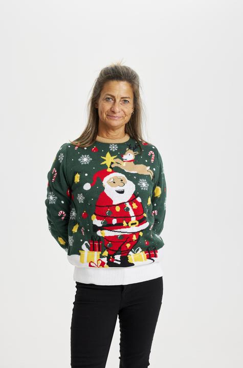 Actual product image Christmas Sweats Santa Christmas Star (XXL)
