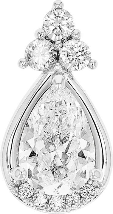 Amor Anhänger für Damen, 925 Sterling Silber, Zirkonia synth. (Silber 925)
