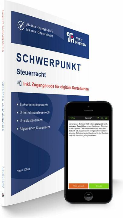 Produktbild SCHWERPUNKT Steuerrecht (Deutsch, Kevin Jülich, 2023)