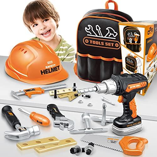 Produktbild Activity Board Kinder Werkzeug Spielzeug Set - Bohrmaschine Spielwerkzeug Werkzeugtasche Akkuschrauber