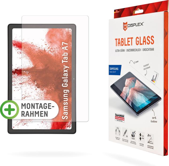 Actual product image Displex Tablet Glass, Tablet Schutzglas (1 Piece, Galaxy tab A7)