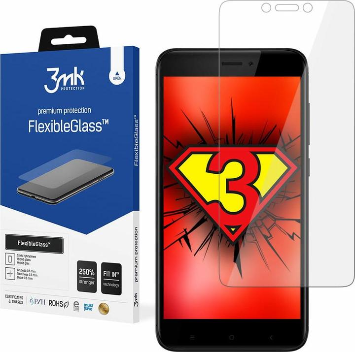 Image du produit 3MK Glass FlexibleGlass, skirtas Xiaomi Redmi 4x (3M000163) (1 pièce(s), Xiaomi Redmi 4X)