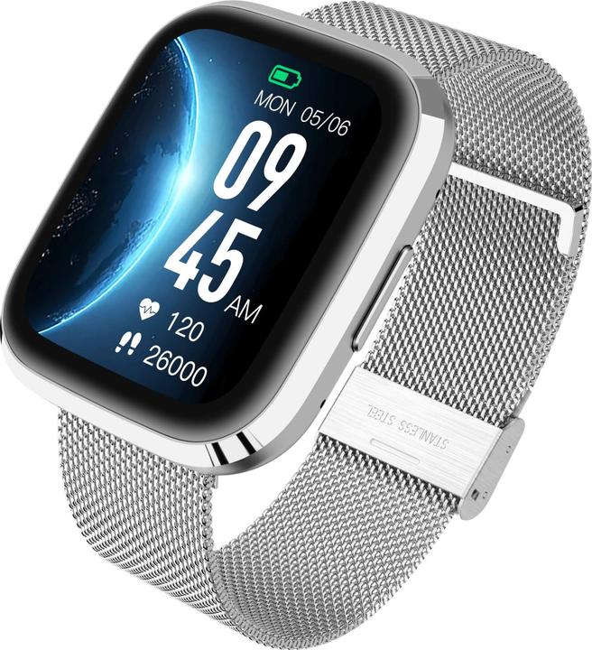 Produktbild Garett Smartwatch GRC STYLE Silver steel (41 mm)