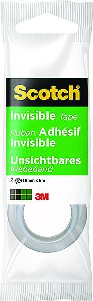 Produktbild Scotch Büroband, matt, 19 mm x 6 m, 2 rollen (19 mm)