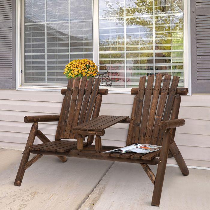 Actual product image Jamb Garden bench Rustic