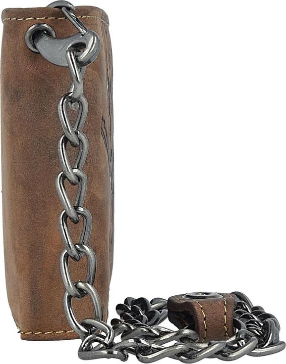 Actual product image Greenburry Vintage Skull chain wallet leather 12.5 cm