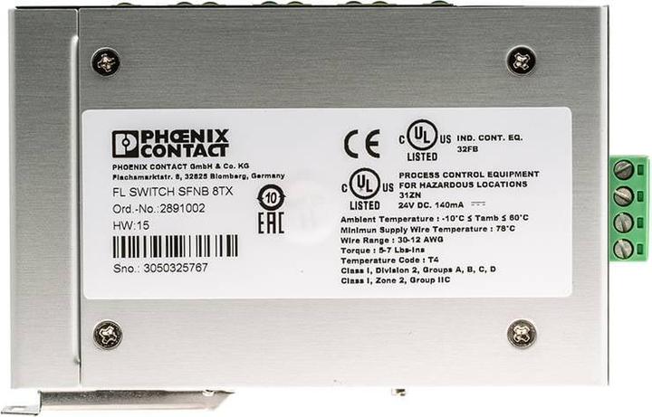 Produktbild Phoenix Contact Ethernet-Switch 8xRJ45-Anschl. (8 Ports)