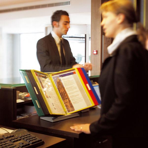 Produktbild Tarifold Sichttafelsystem komplett mit 20 Drehtaschen