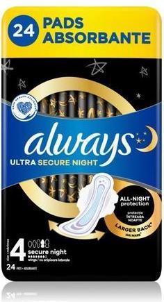 Produktbild Always Ultra Secure Night (24 x)