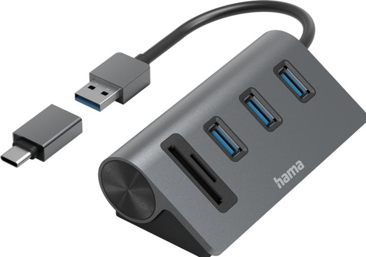 Produktbild Hama USB Hub (USB-C, 5 Ports)