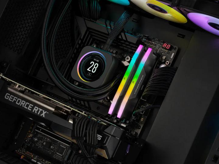 Actual product image Corsair Vengeance RGB (2 x 16GB, 6000 MHz, DDR5 RAM, DIMM)