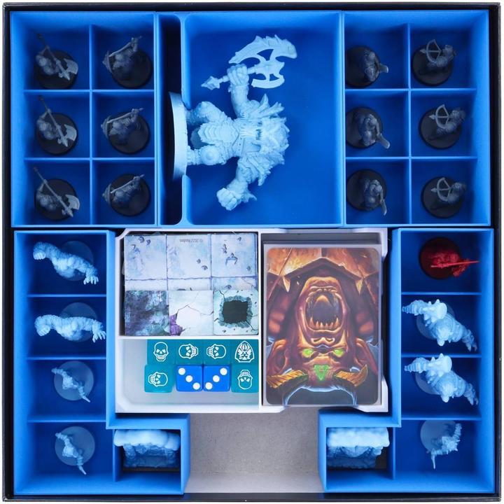 Actual product image Feldherr Organiser Insert for HeroQuest (2021): The icy horror - board game (Plastic)